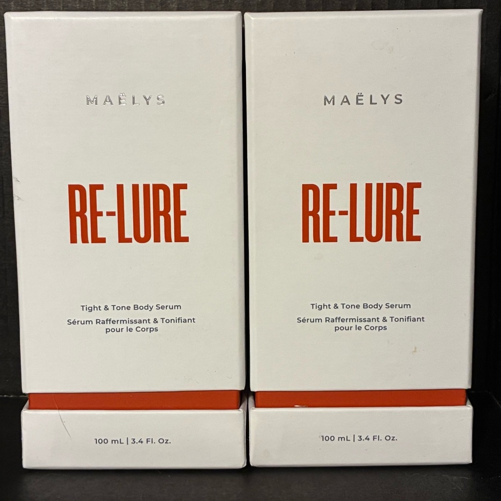 2 X Maelys Re-Lure Tight & Tone Body Serum $138 MSRP Full Size Brand New/Sealed!